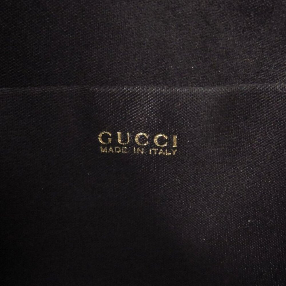 Gucci Horsebit Backpack Satin Rhinestone Black Mini Bag Black 0837 - Picture 8 of 8